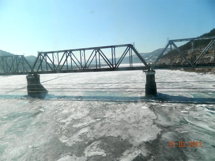 ЖД Мост через Селенгу